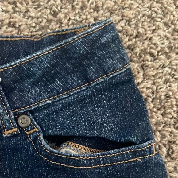 SO Kids' Dark Blue Denim Capri Shorts - Picture 5 of 8